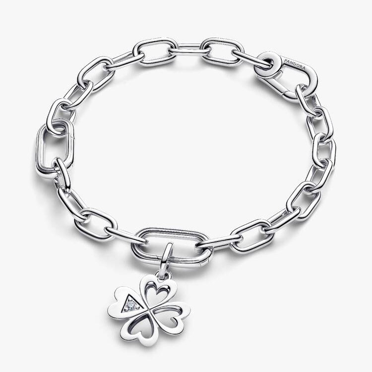 Heart Four-Leaf Clover Medallion Pandora Charm