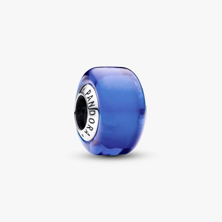 Blue Mini Murano Glass Pandora Charm