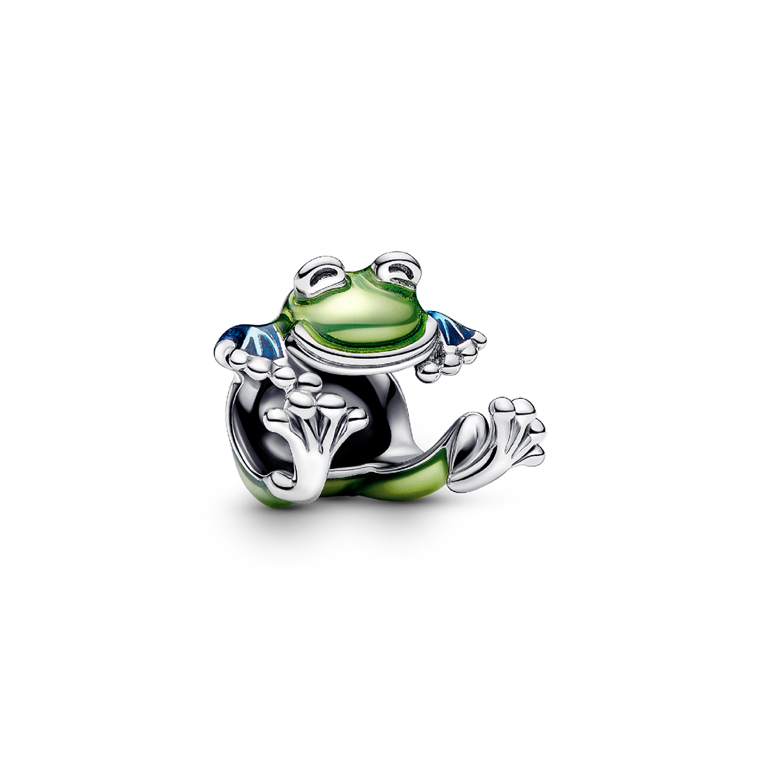 Climbing Frog Charm