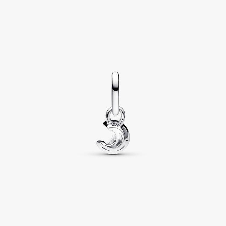 Sparkling Moon Mini Dangle Pandora Charm