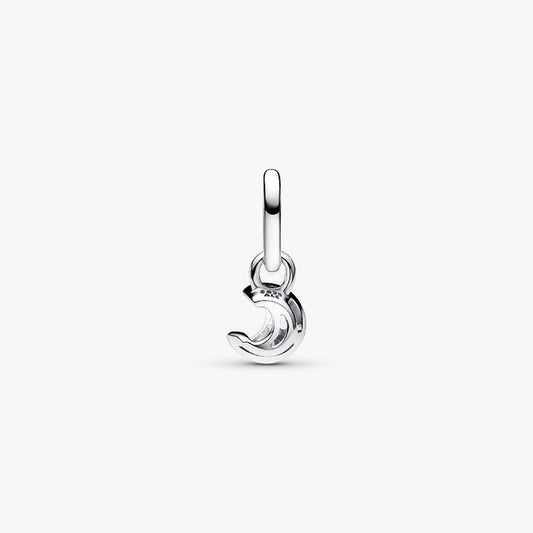 Sparkling Moon Mini Dangle Pandora Charm