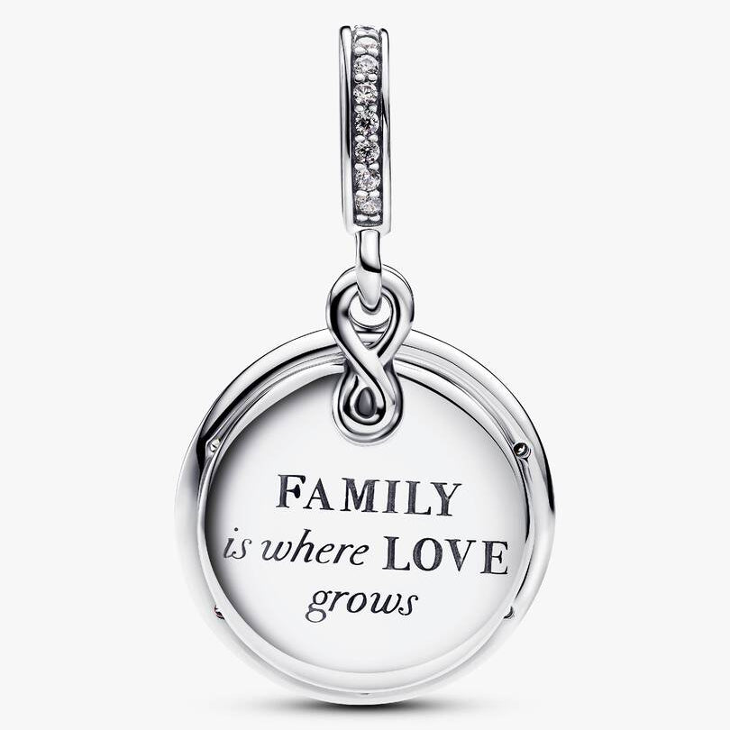 Glow-in-the-dark Infinity Tree Double Dangle Pandora Charm