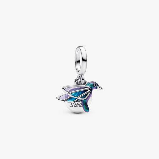 Hummingbird Double Dangle Charm