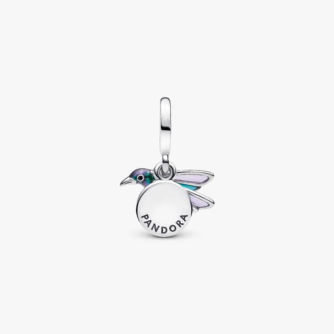 Hummingbird Double Dangle Charm