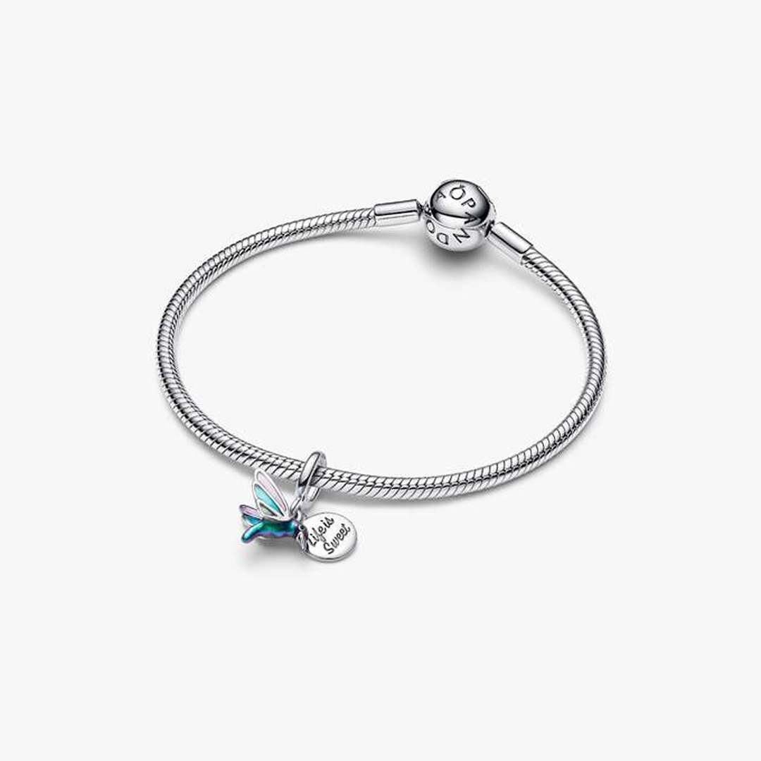 Hummingbird Double Dangle Charm