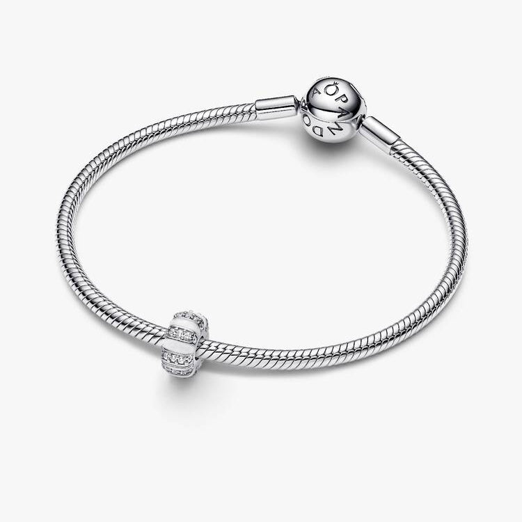 Stones & Enamel Clip Pandora Charm