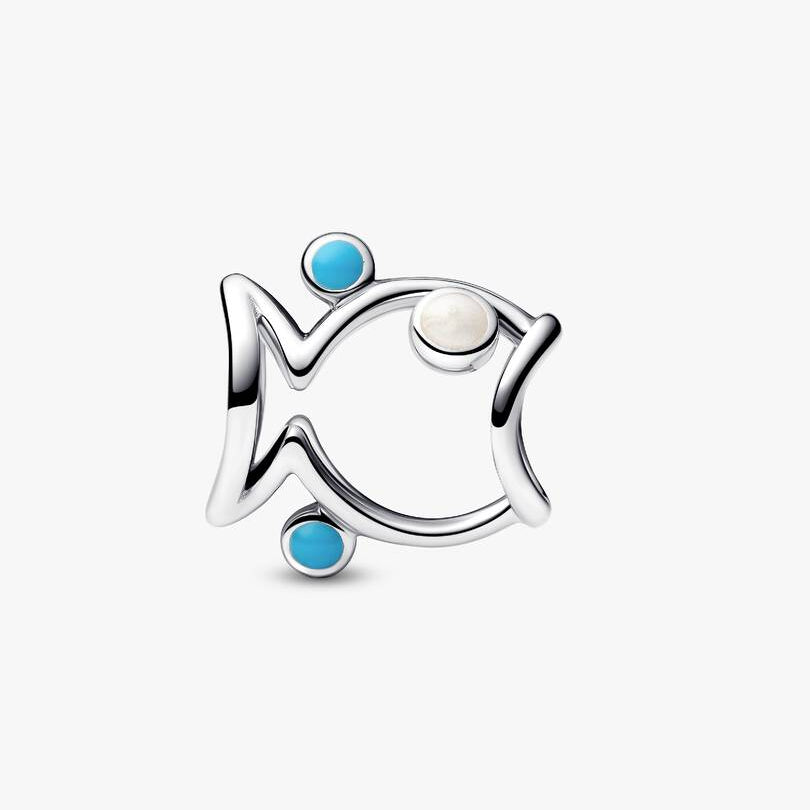 Openwork Fish Pandora Charm