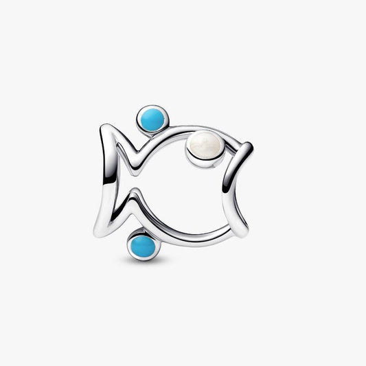 Openwork Fish Pandora Charm