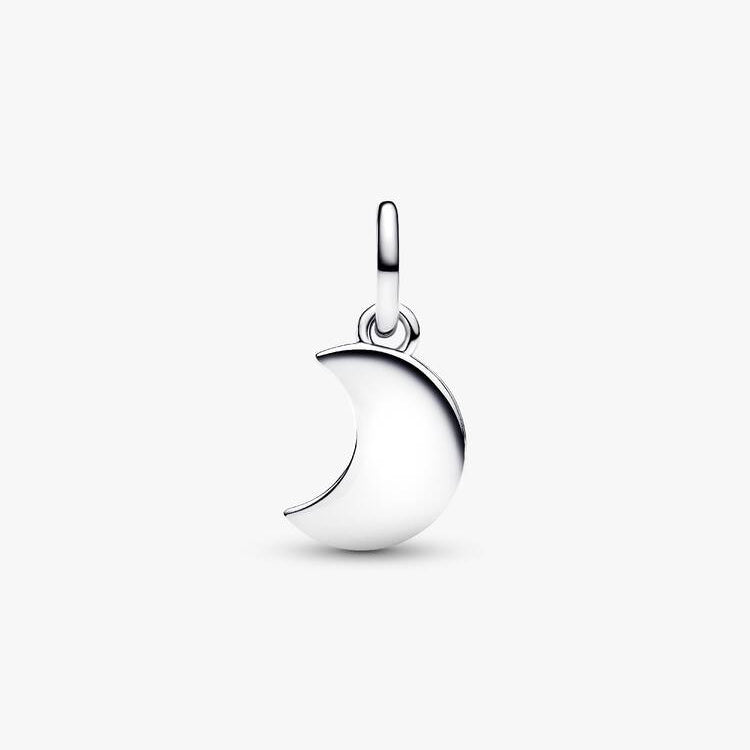 Crescent Moon Double Dangle Pandora Charm