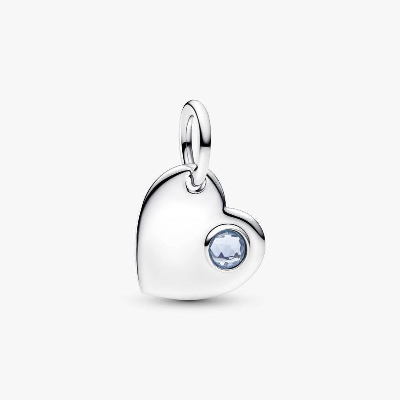 March Heart Dangle Pandora Charm