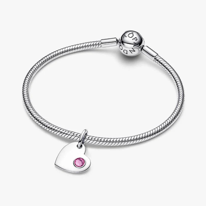October Heart Dangle Pandora Charm
