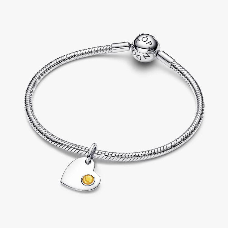 November Heart Dangle Pandora Charm