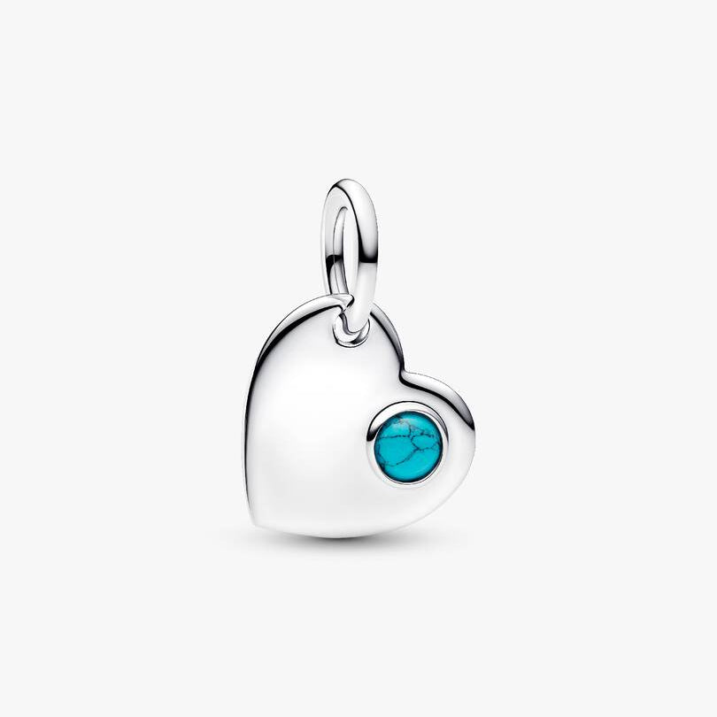 December Heart Dangle Pandora Charm