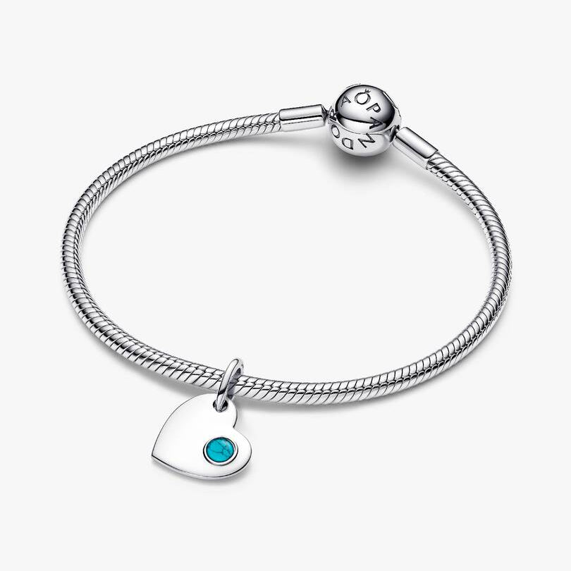 December Heart Dangle Pandora Charm
