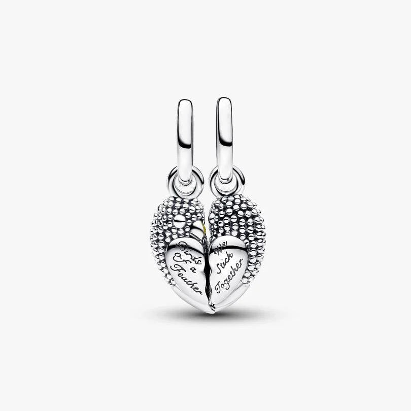 Love Birds Splittable Dangle Pandora Charm