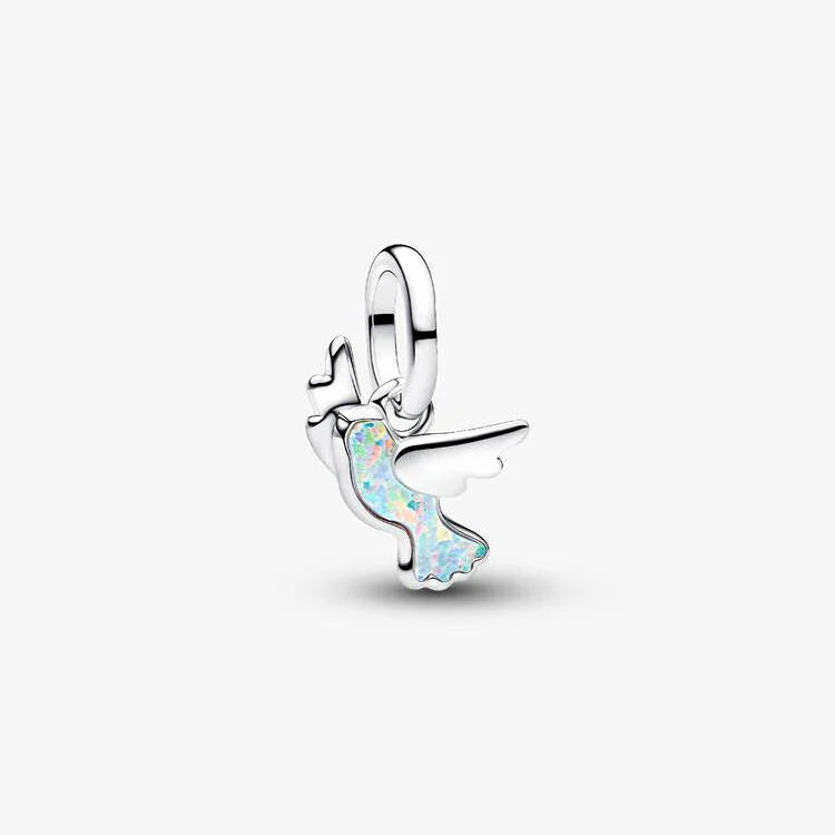 White Dove Mini Dangle Pandora Charm