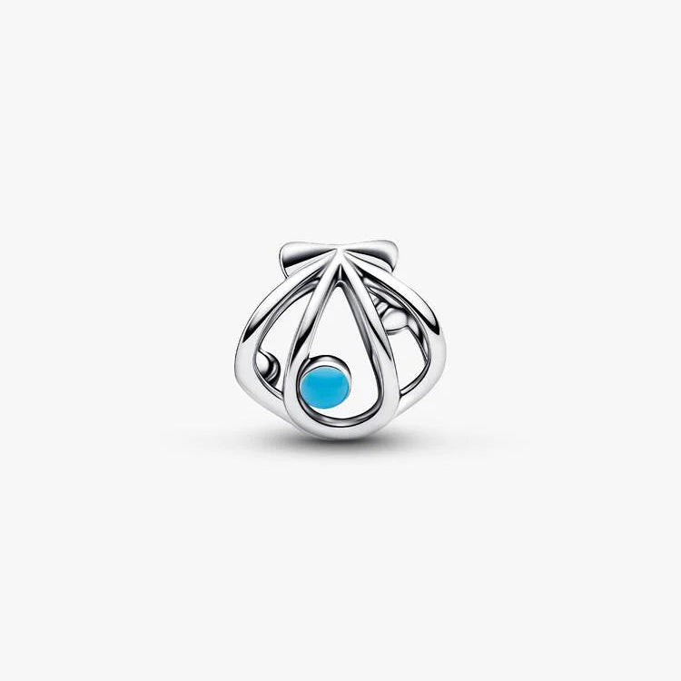 Openwork Shell Pandora Charm