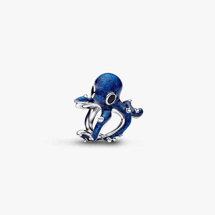 Blue Octopus Pandora Charm
