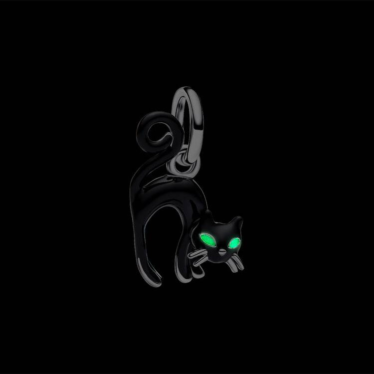 Black Cat Dangle Pandora Charm