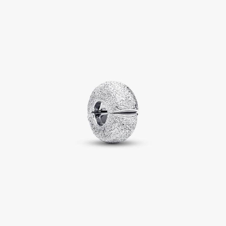 Textured Mini Clip Pandora Charm