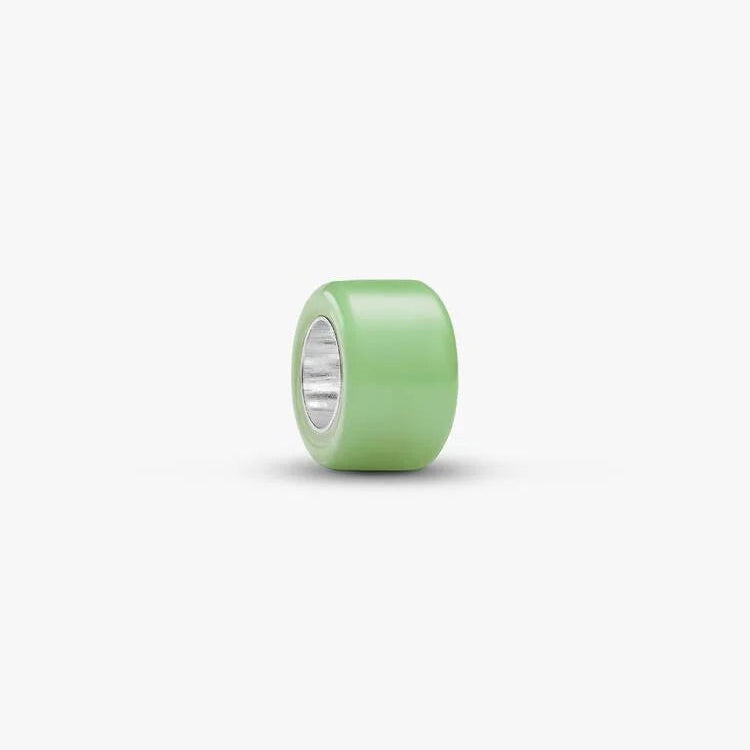 Green Murano Glass Mini Pandora Charm
