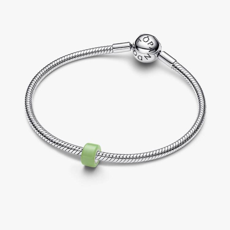 Green Murano Glass Mini Pandora Charm