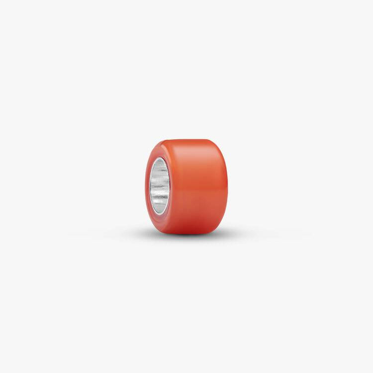 Orange Murano Glass Mini Pandora Charm