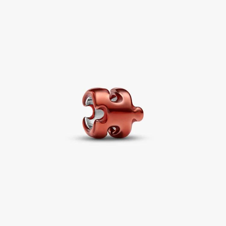 Orange Puzzle Piece Mini Pandora Charm