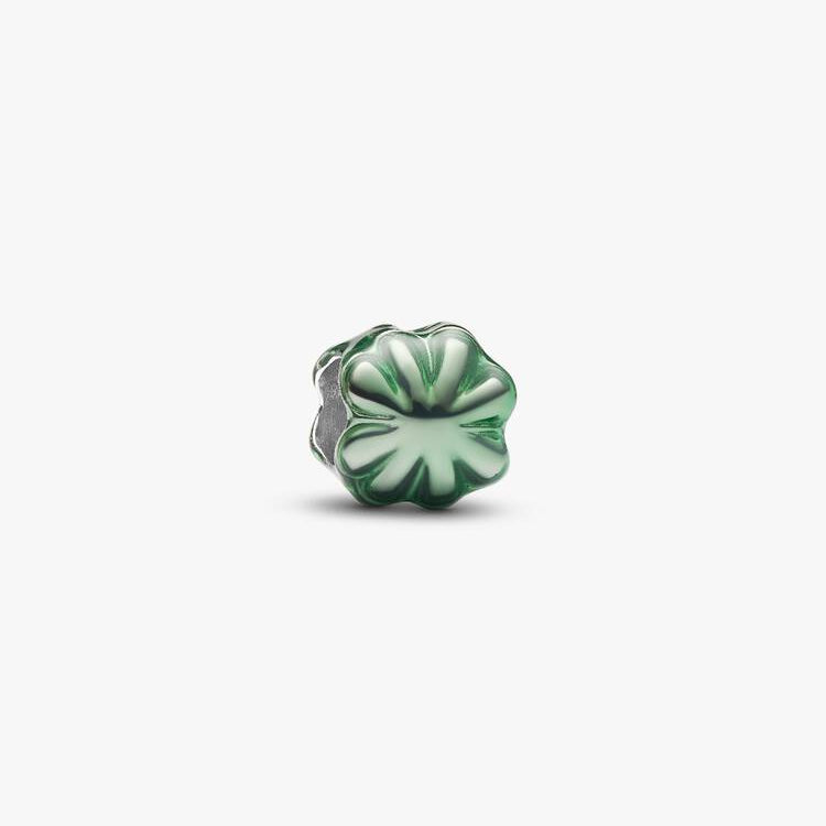Green Clover Mini Pandora Charm