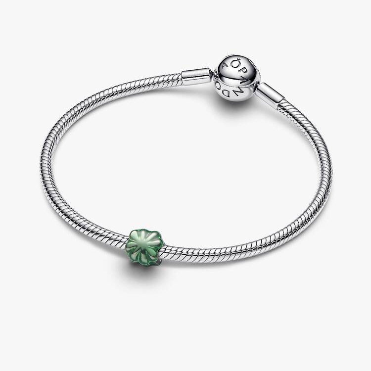 Green Clover Mini Pandora Charm