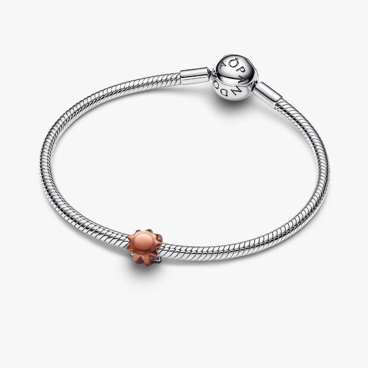Orange Sun Mini Pandora Charm