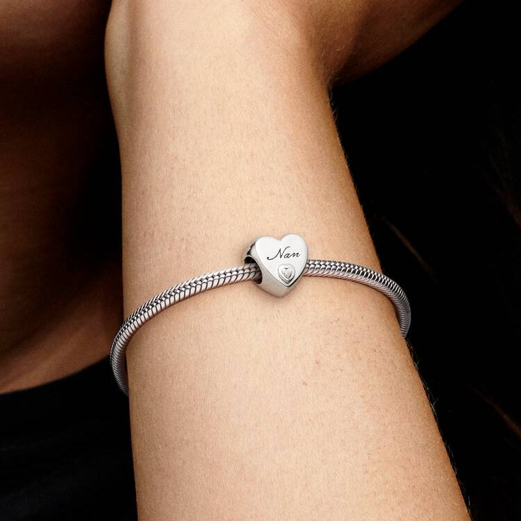 Nan Heart Pandora Charm