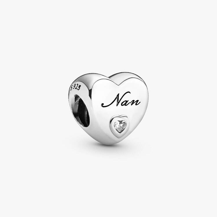 Nan Heart Pandora Charm