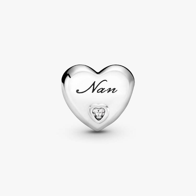 Nan Heart Pandora Charm