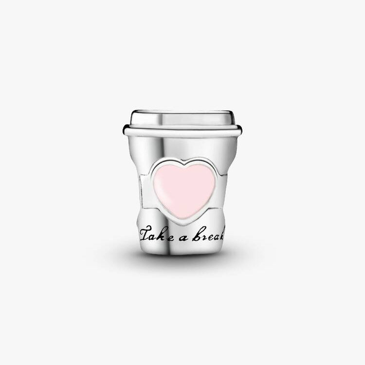 Take a Break Coffee Cup Pandora Charm