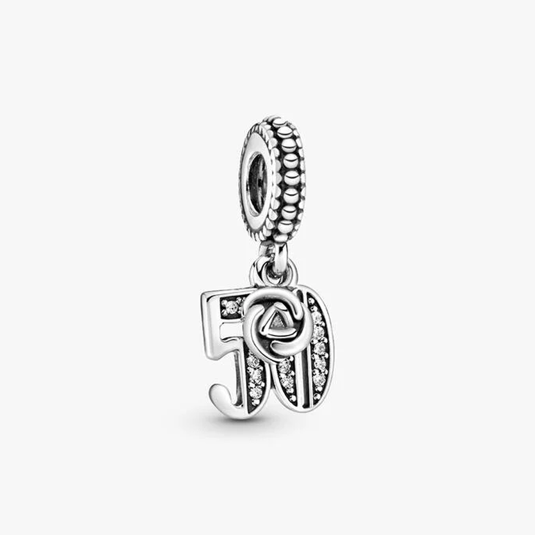 50th Celebration Dangle Charm
