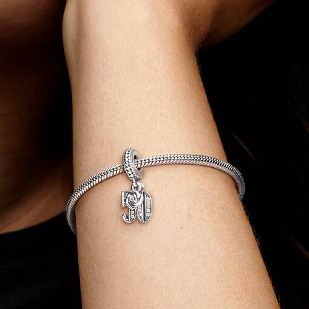 50th Celebration Dangle Charm