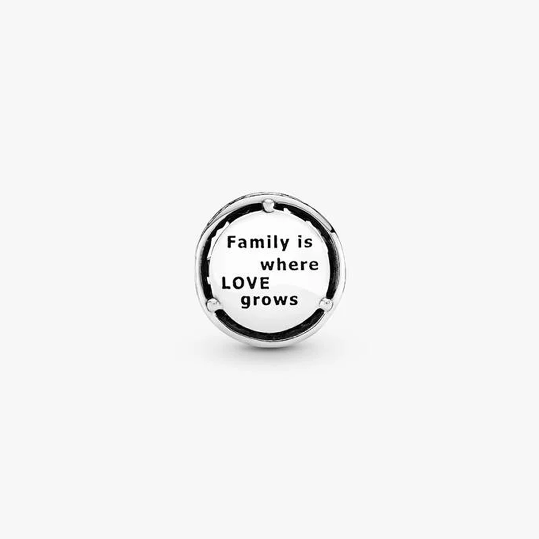 Openwork Family Roots Charm