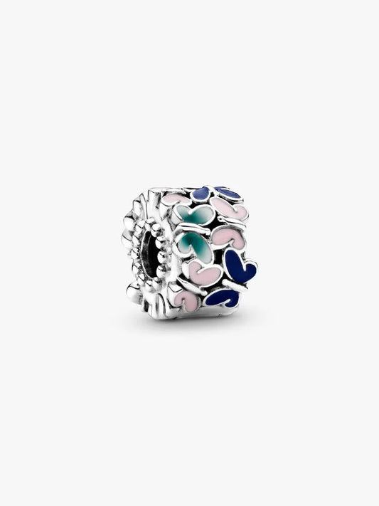 Colourful Butterflies Clip Pandora Charm