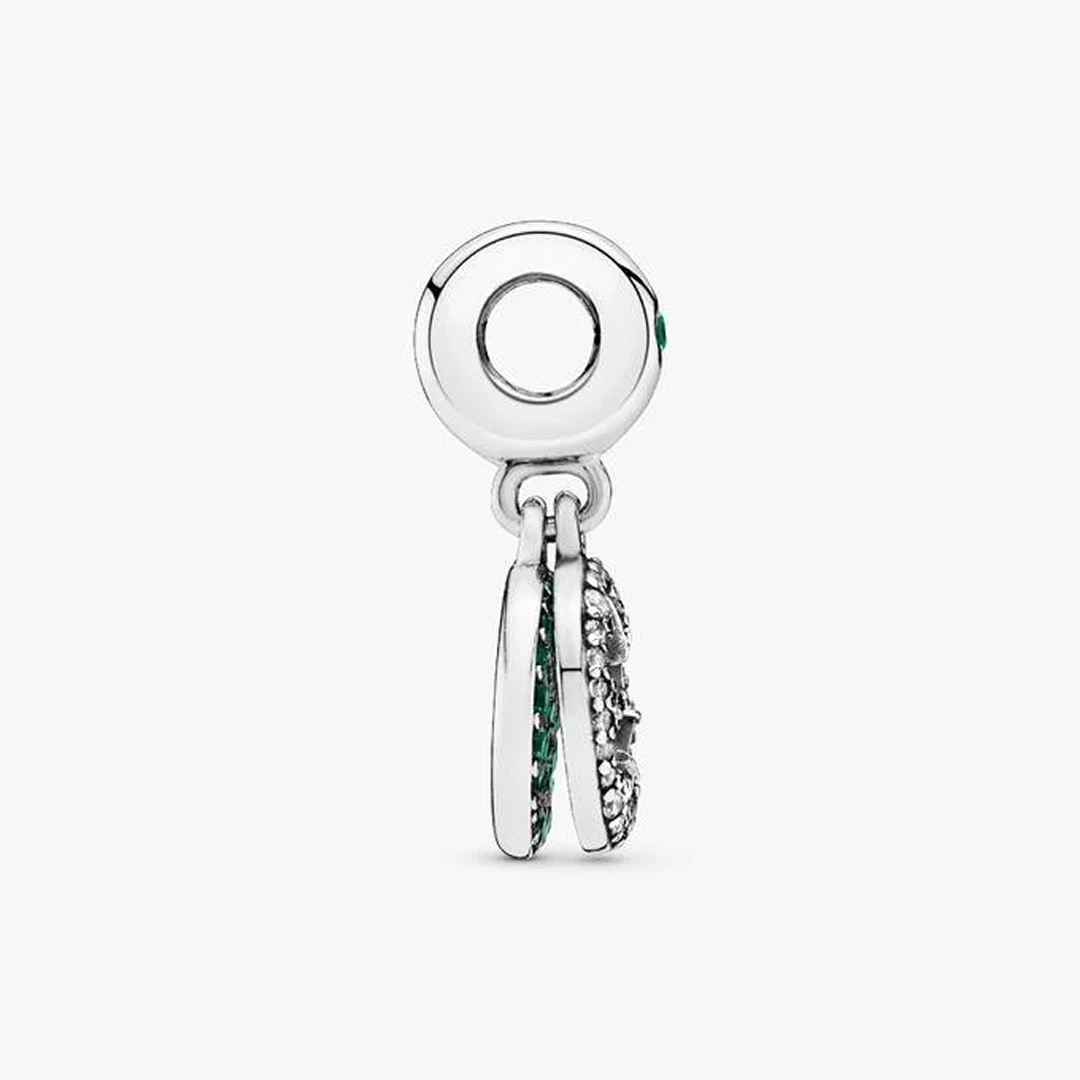 Lucky Four Leaf Clover Dangle Charm