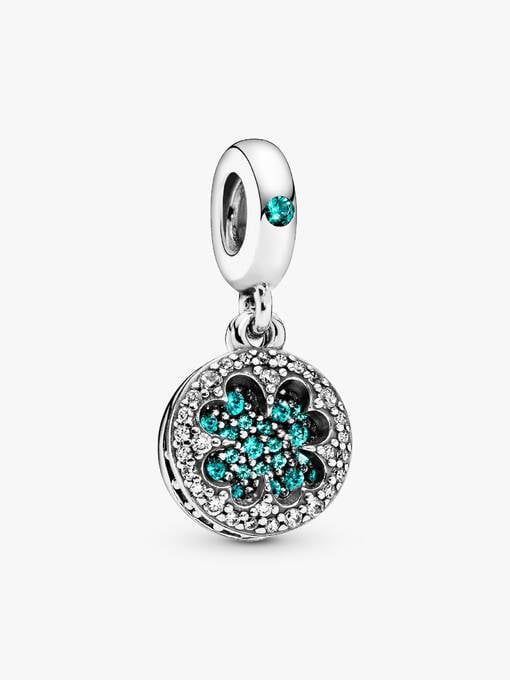 Lucky Four Leaf Clover Dangle Pandora Charm