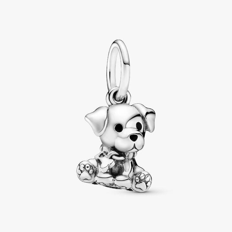 Labrador Puppy Dog Dangle Pandora Charm