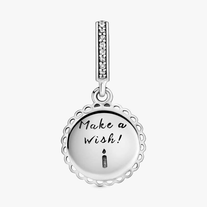 Pink Birthday Cake Dangle Pandora Charm