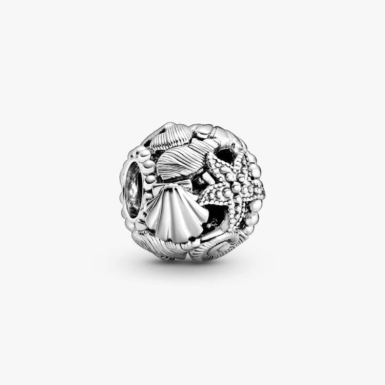 Openwork Starfish, Shells & Hearts Pandora Charm