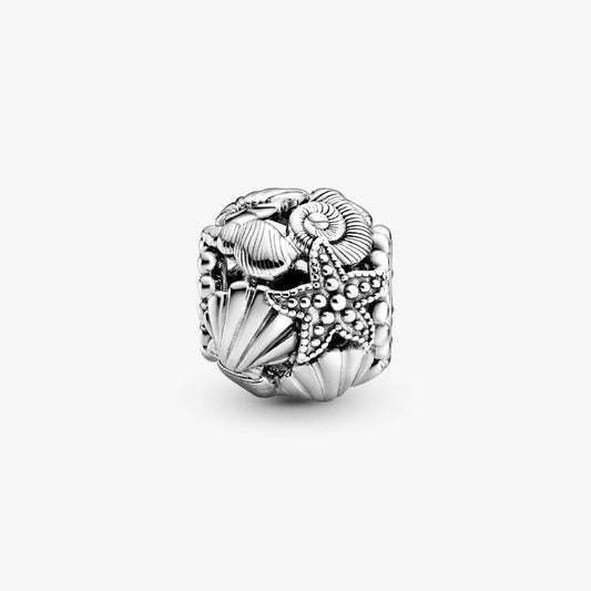 Openwork Starfish, Shells & Hearts Pandora Charm