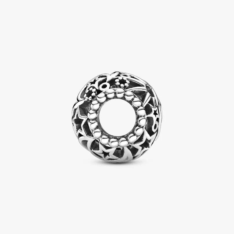 Openwork Sun, Stars & Moon Pandora Charm