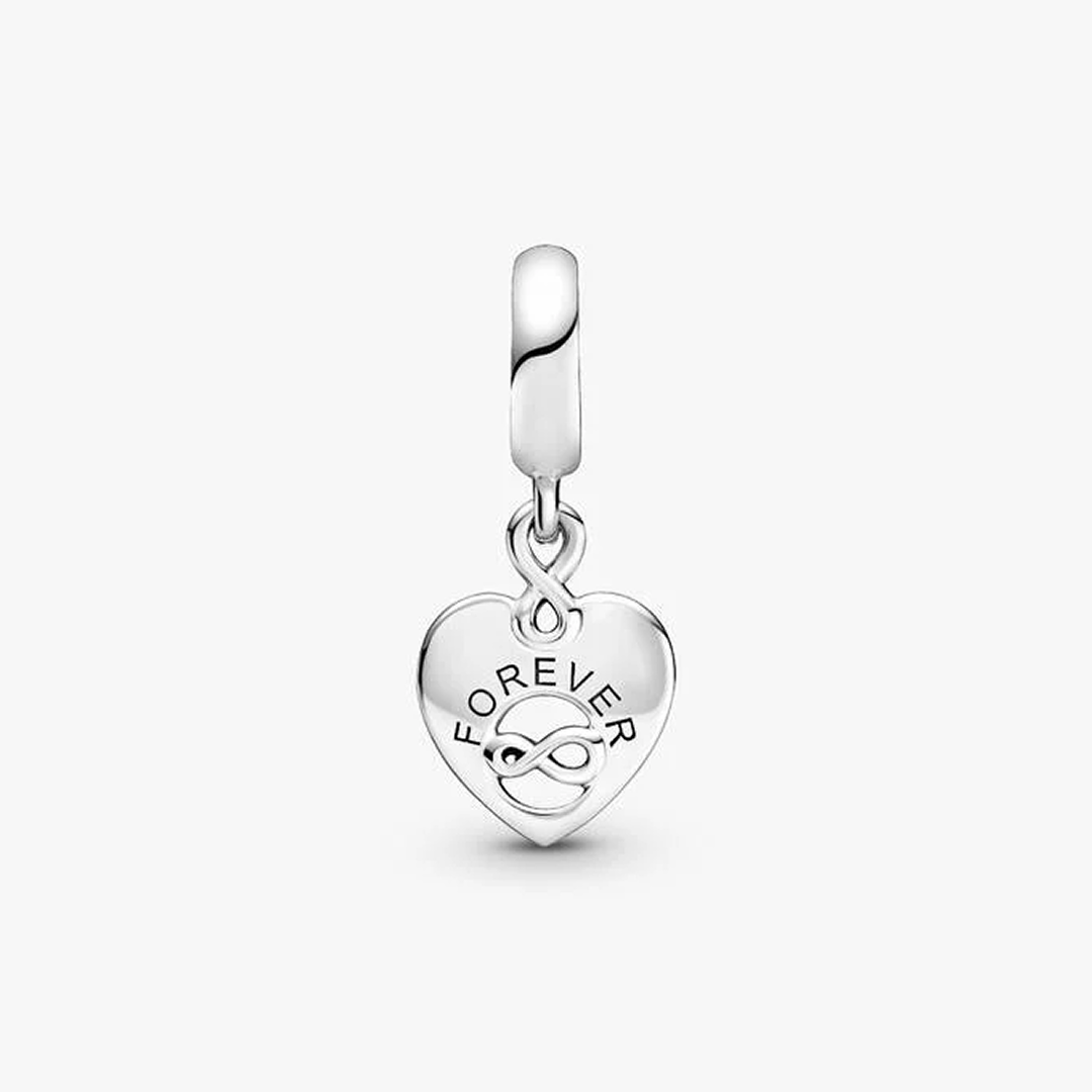 Friends Forever Heart Dangle Charm