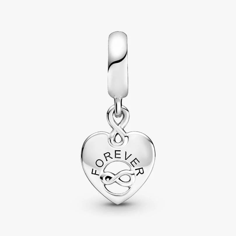 Pandora Forever Friends Heart Dangle Charm