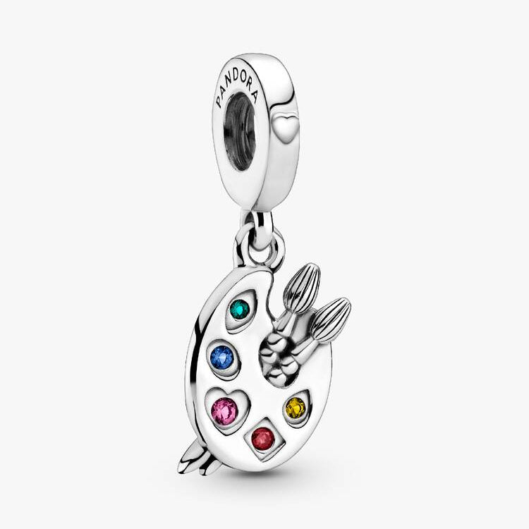 Artist's Palette Dangle Pandora Charm