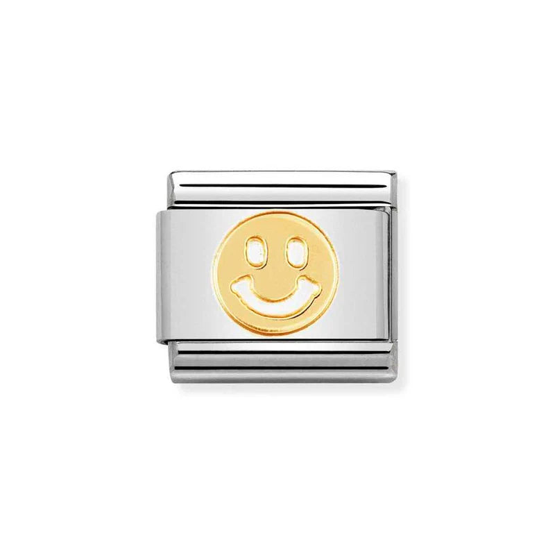 Gold Smiley Face Nomination Charm